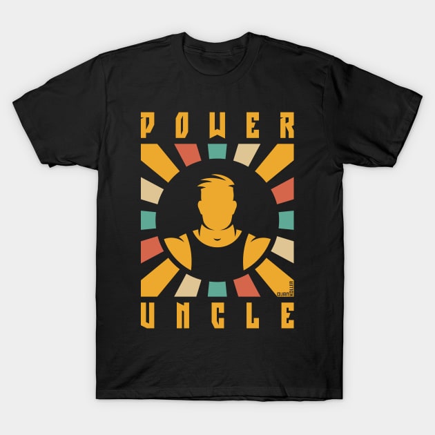 Power Uncle (Rays / 4C) T-Shirt by MrFaulbaum